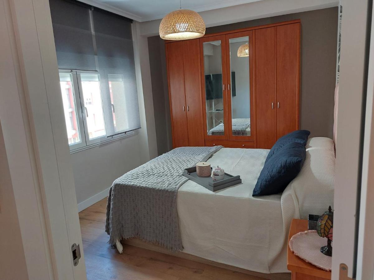 Piso En El Centro Apto 5 Personas Con Garaje Privado Aviles Bagian luar foto
